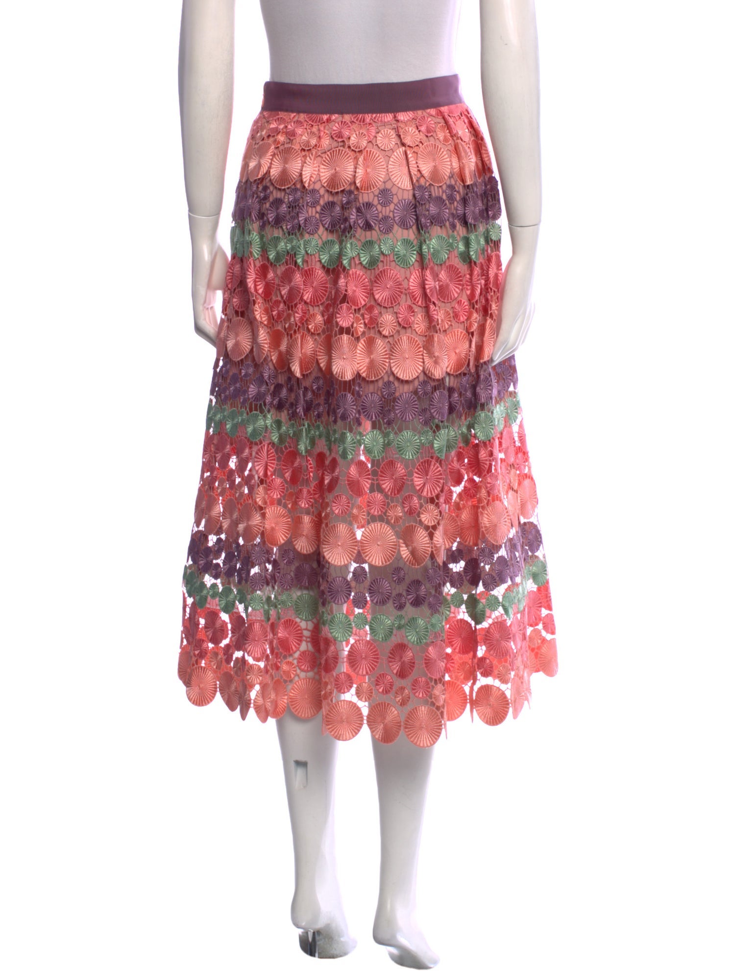 Alexis Printed Midi Length Skirt